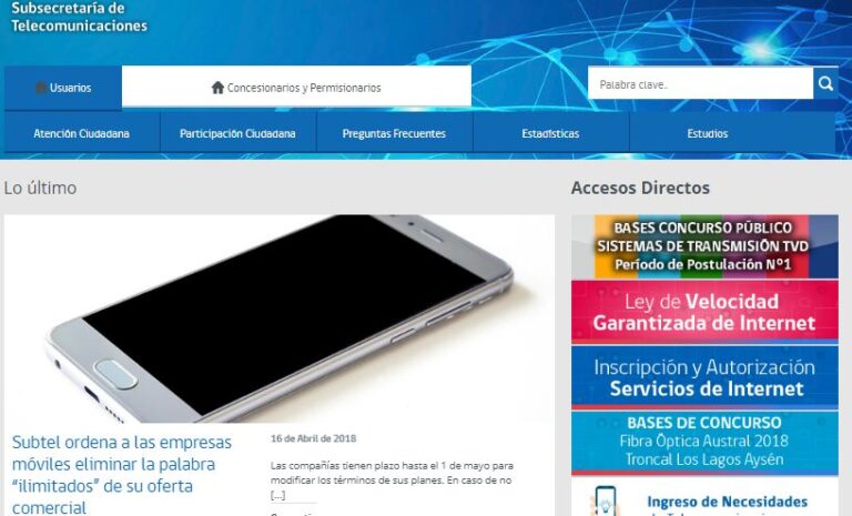 Subtel ordena a empresas móviles eliminar la palabra “ilimitados” de su ...